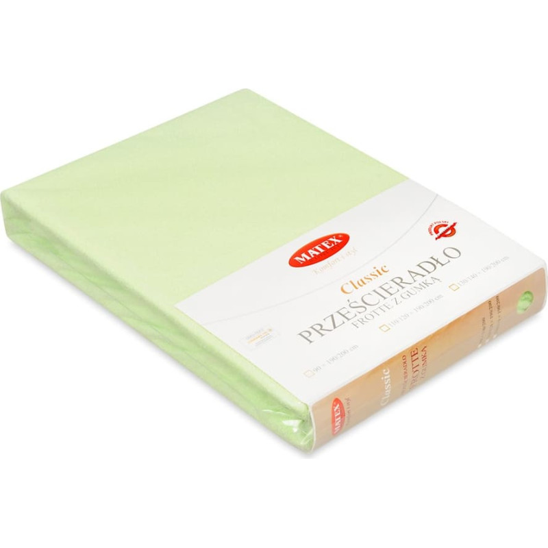 Frotē palags ar gumiju 180x200, celadon 52 Classic
