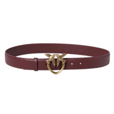 Pinko Love Birds H3 W 100125A0F1 burgundy belt