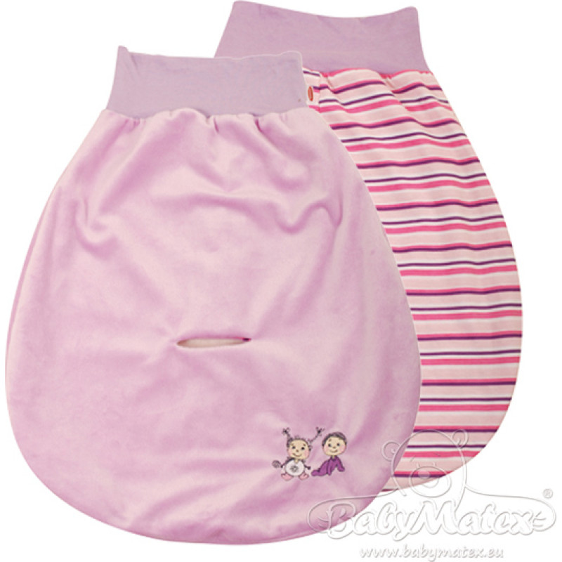 Sono baby pusguļammaiss, 0-8 mēn, rozā, ar abpusējām lencēm autokrēsliņam