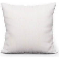 Dekoratīvā spilvendrāna 40x40, krēmkrāsas ar zelta pavedienu