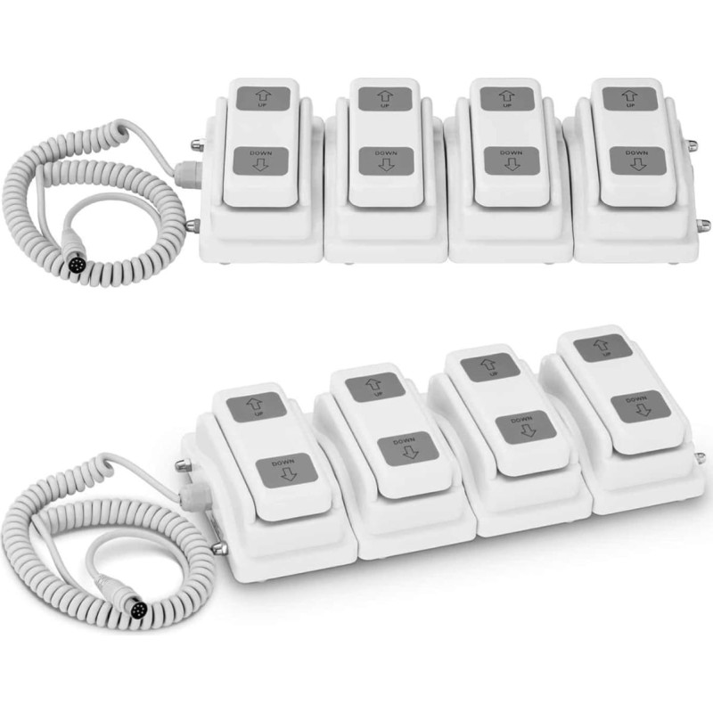 Physa Kāju slēdža vadības pedālis skaistumkop&scaron;anas krēslu gultām - 4 motori