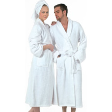 Hotel & SPA frotē peldmētelis, balts, izmērs: 3XL, universāls