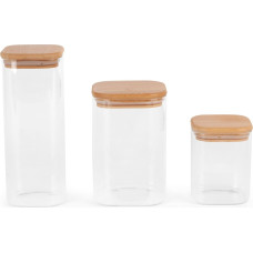 Pola trauku komplekts 3 gab pārtikas uzglabāšanai 500 1000 1200 ml