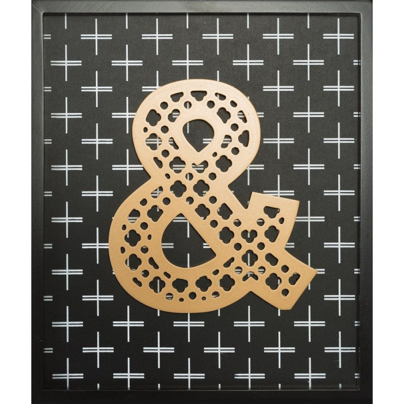 Attēls Un 1 30x35 dekoratīvs metāla rāmī