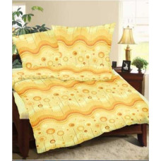 Mizas pakaiši 200x220 79/3 Lollipops Oranžas pogas 100% bieza kokvilna