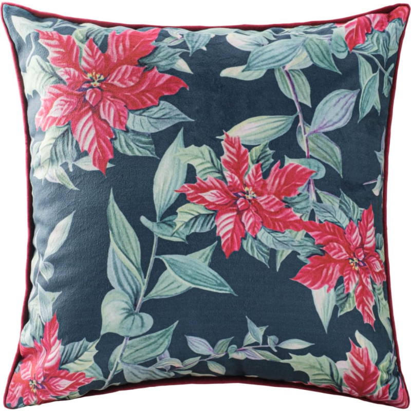 Dekoratīvā spilvendrāna 43x43 Oot 01 zaļa sarkana 330g/m2