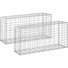 Hillvert Cinkota tērauda gabiona grozs 102 x 32 x 51 cm - 2 gab.