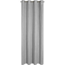 Gatavs aizkars Latika 140x250 sudrabs ar cilpām