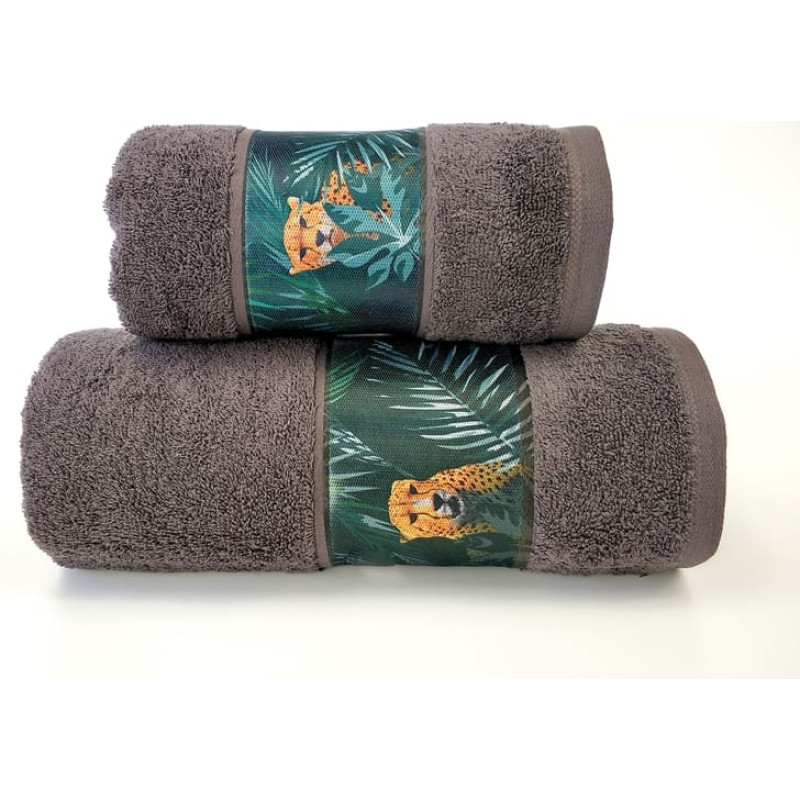 Gepard dvielis 70x130 antracīts 450 g/m2