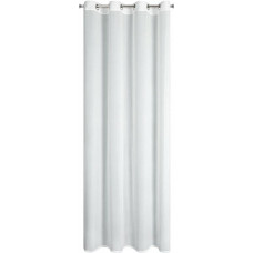 Gatavs aizkars Selene 140x260 balts ar cilpām