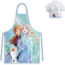 Brandmac Bērnu priekšauts ar cepuri Frozen 003 zils pavāra komplekts