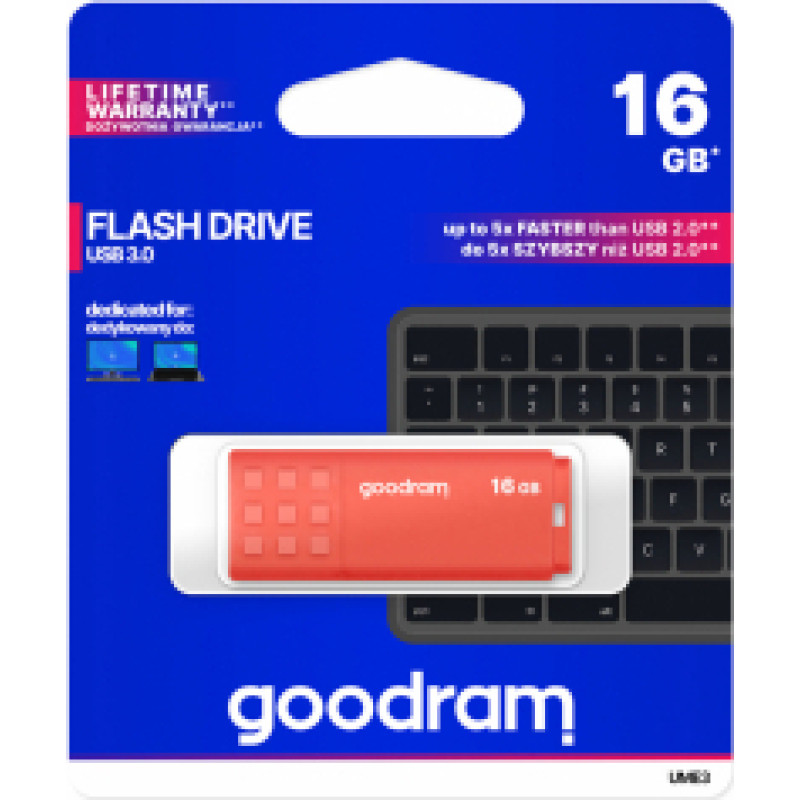 Goodram UME3 USB 3.0 16GB Orange