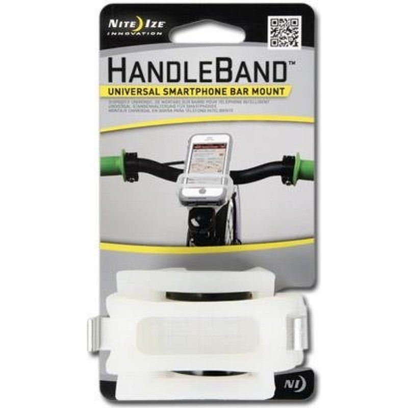 Nite Ize - HandleBand universāls viedtālruņa stiprinājums - Caurspīdīgs - HDB-02-R3