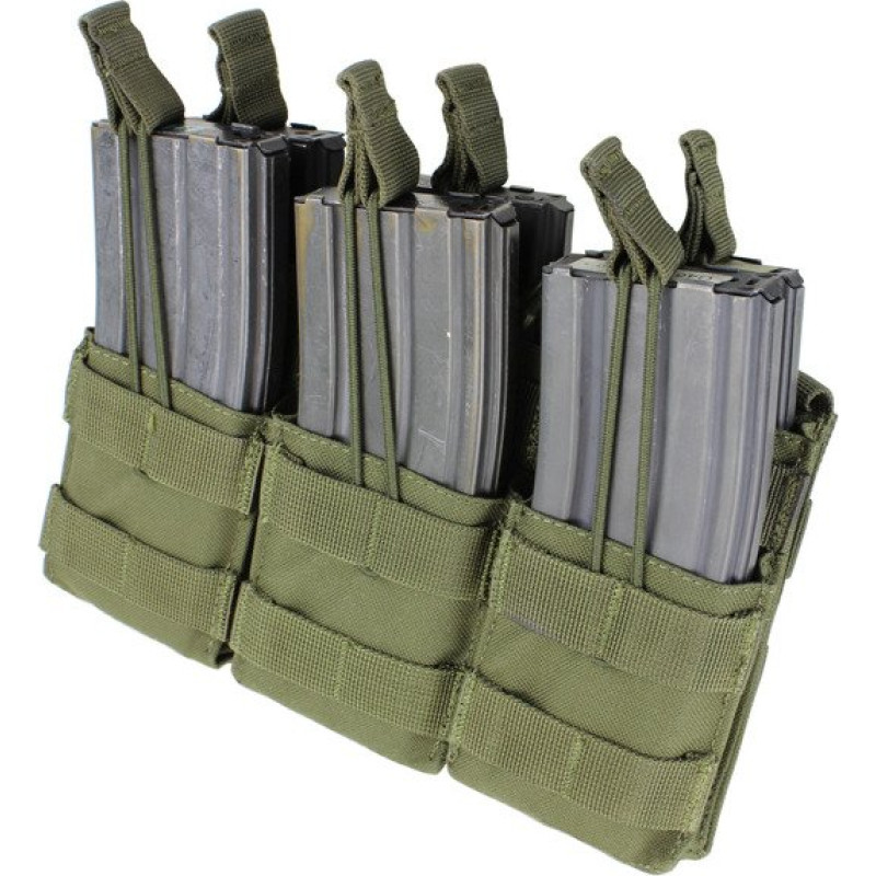 Condor - Triple Stacker M4 Mag Pouch - Olive Drab - MA44-001