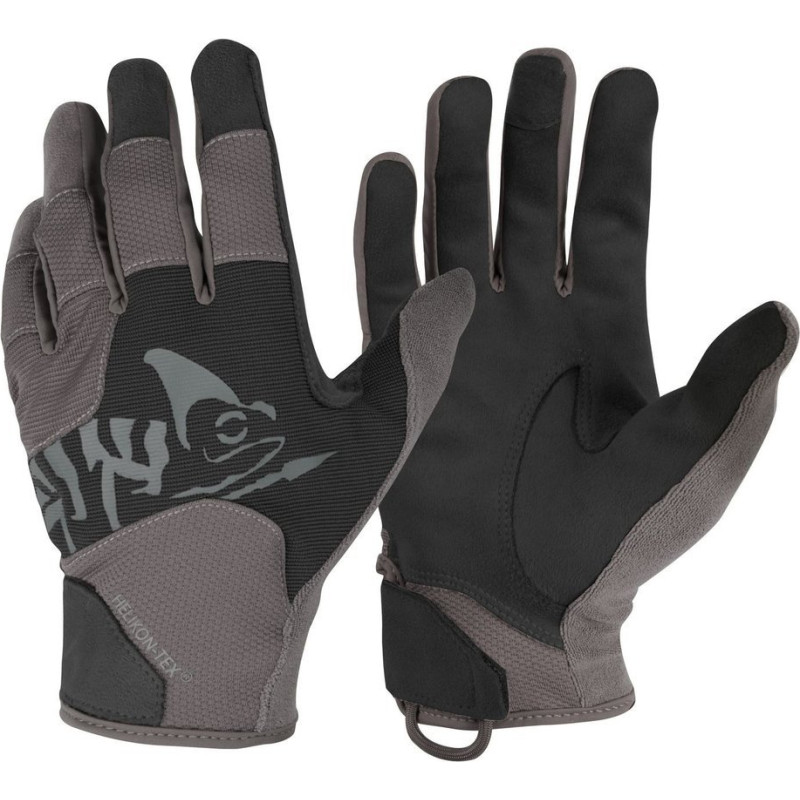 Helikon - All Round Tactical Gloves Light® - Melns / Shadow Grey - RK-ATL-PO-0135A (S)