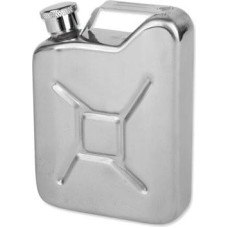 MFH - Nerūsējošā tērauda kolba "Jerry Can" - 170 ml - Sudrabs - 33293
