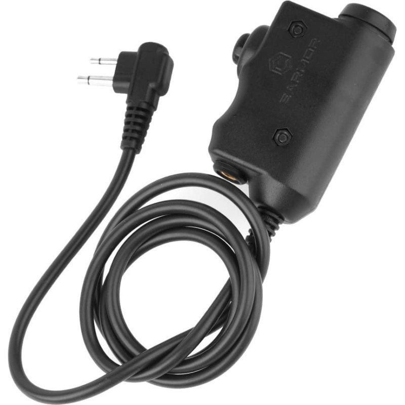 Earmor - M51 PTT militārā standarta versija - Motorola 2-pin - M51-M2