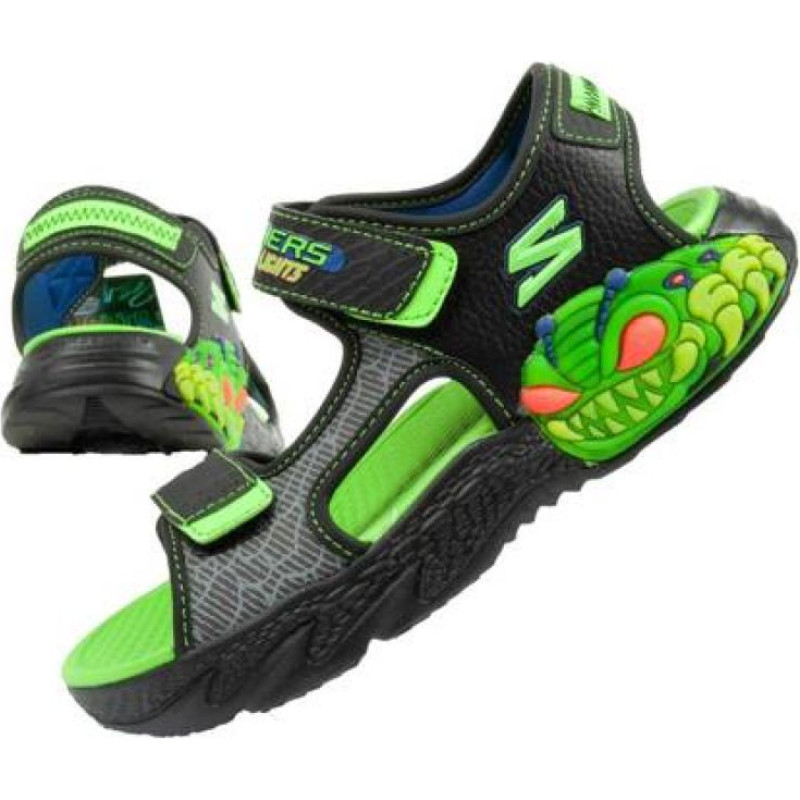 Skechers Jr 400614L/BKLM sandals