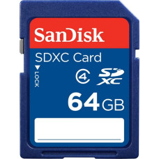 SanDisk memory card 64 GB SDXC cl. 4