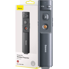 Baseus Orange Dot Multifunctionale remote control for presentation, with a laser pointer - gray