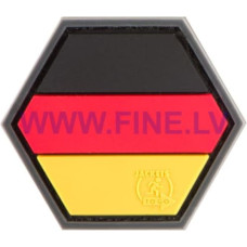 JTG German Flag Hexagon Rubber Patch