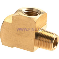 Epes HPA Twin Coupling T Shape - 2x Inner 1/8NPT - Output L