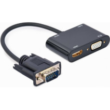 Adapteris Gembird VGA Male - HDMI Female 0.15m Black