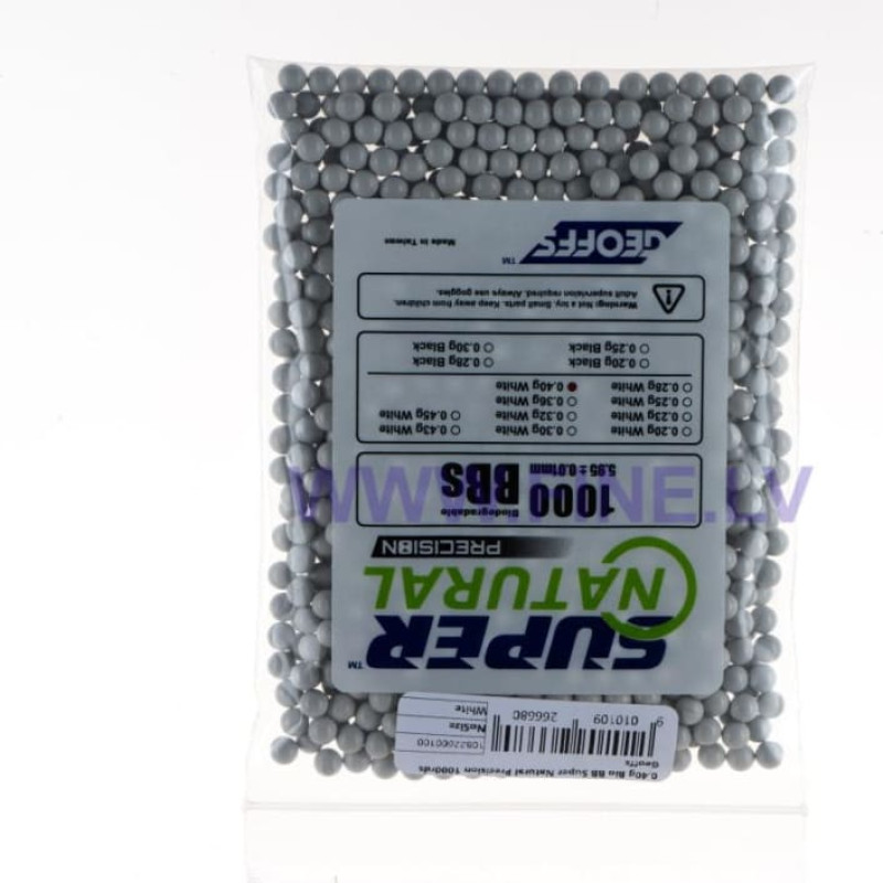 Geoffs 0.40g Bio BB Super Natural Precision 1000rds