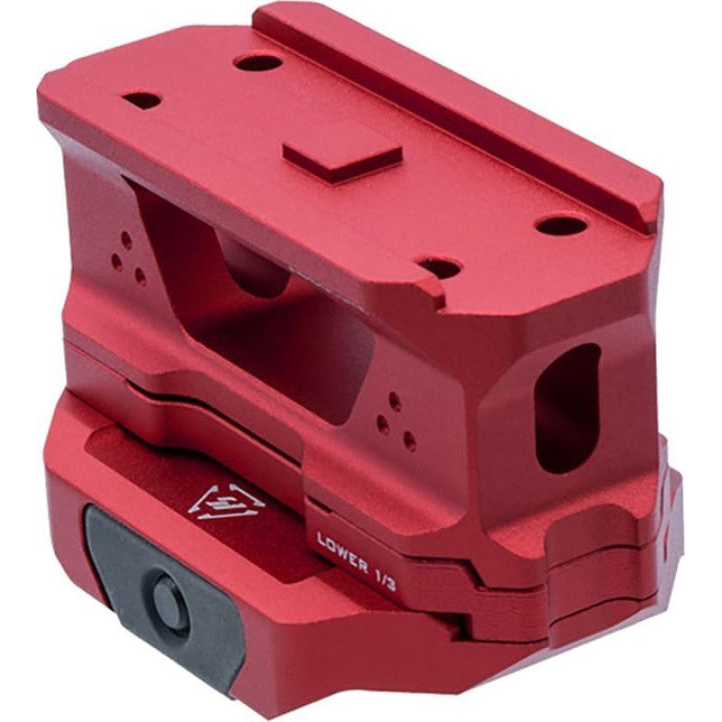 Strike Industries - Zema profila tēmēkļa stāvvads - sarkans - SI-T1-RISER-RED