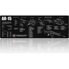 Tekmat - Ieroču tīrīšanas paklājiņš AR-15 - Melns - TEK-R36-AR15