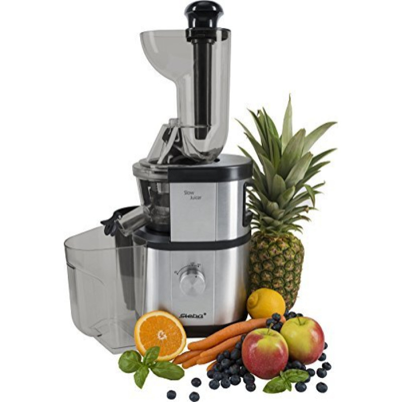 Steba Slow-Juicer E 400  juicer (stainless steel | black)