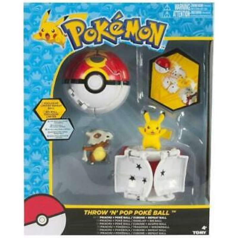 Tomy - Pokemon Throw N Pop Poke Ball Set A+