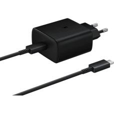 Samsung EP-TA845XBEGWW Quick Charge 3.0 | 45W Oriģināls Tīkla Lādētājs + Type-C Vads Melns (EU Blister)