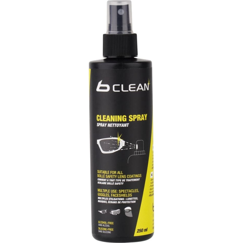 Bolle Safety Bolle — B-Clean B411 lēcu tīrīšanas līdzeklis — 250 ml — PACS250