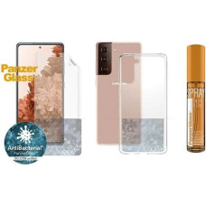 PanzerGlass protection set for Samsung Galaxy S21+ TPU foil + ClearCase + cleaning liquid 30ml