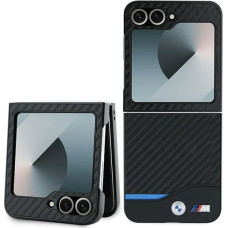 BMW BMHCZF622NBCK Z Flip6 F741 czarny|black hardcase Carbon Blue Line