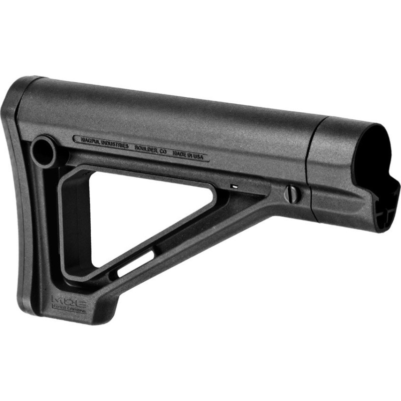 Magpul - MOE Fixed Carbine Stock - Mil-Spec - Melns - MAG480