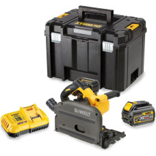 Dewalt-Maszyny bezvadu ripzāģis, 165 mm iegremdēšanas zāģis, 54 V 2x6,0 Ah Li-lon DeWALT [DCS520T2-QW]