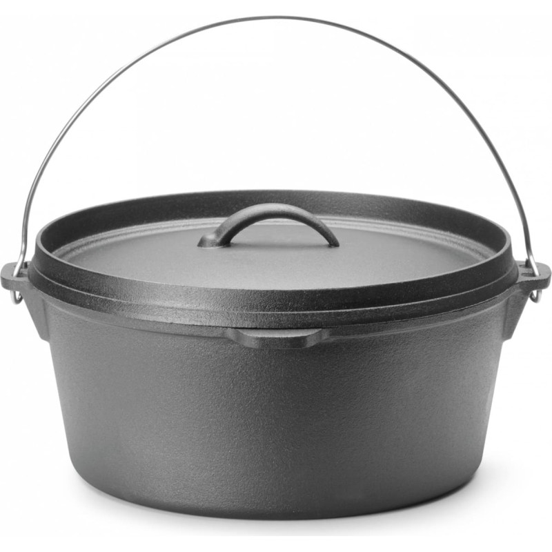 Hendi Čuguna katls, medību katls virs ugunskura zupām un sautējumiem. 310 x 155 mm 7,2 l