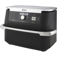 Ninja AF500EU fryer Double 10.4 L Stand-alone 2470 W Hot air fryer Black  Stainless steel