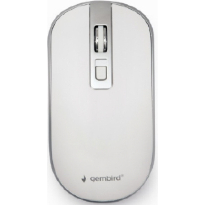 Gembird Wireless Optical Mouse White | Silver