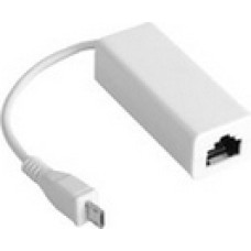 Microconnect USB MICRO to Ethernet  White