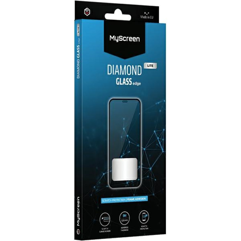 Myscreenprotector MS Diamond Glass Edge Lite FG iPhone Xr |11 czarny|black Full Glue