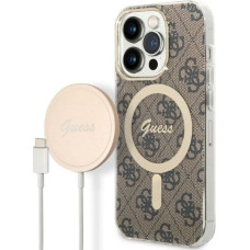 Zestaw Guess GUBPP14LH4EACSW Case+ Charger iPhone 14 Pro 6,1