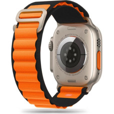 Tech-Protect Nylon Pro Strap for Apple Watch 4 | 5 | 6 | 7 | 8 | 9 | SE | Ultra 1 | 2 (42|44|45|49 mm) - Black & Orange