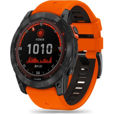 Tech-Protect IconBand Pro Strap for Garmin Fenix ââ3 | 5X | 3HR | 5X Plus | 6X | 6X Pro | 7X - Orange & Black