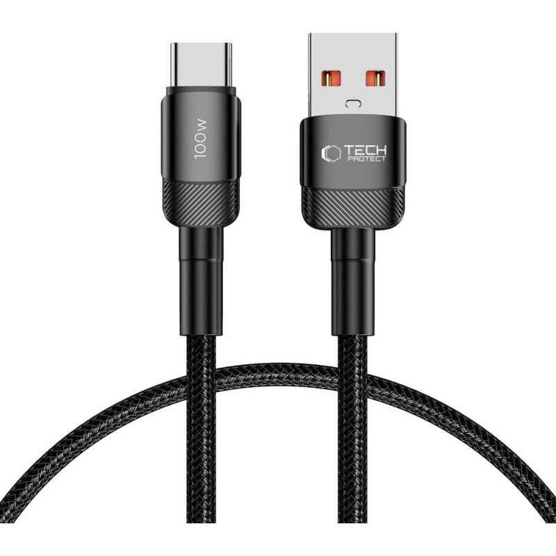Tech-Protect UltraBoost Evo USB-C | USB-C cable 100W 5A 2m - black