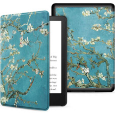 Tech-Protect SmartCase case for Kindle 11" 2022 - blue with sakura flowers