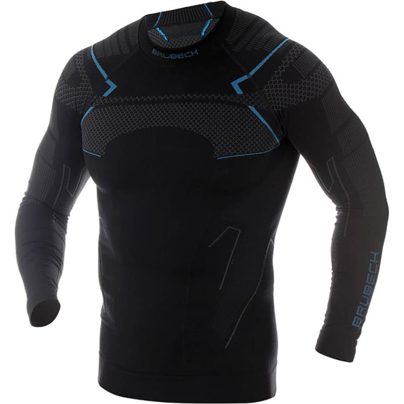 Brubeck - Termiskais džemperis - Nilit® Heat - Melns-zils - LS13040A (L)