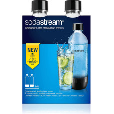 Sodastream PET Bottle Duo Pack (2 Bottles, 1L, black) (3000242)
